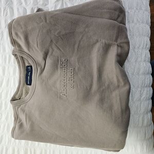 Abercrombie & Fitch Beige Sweatshirt